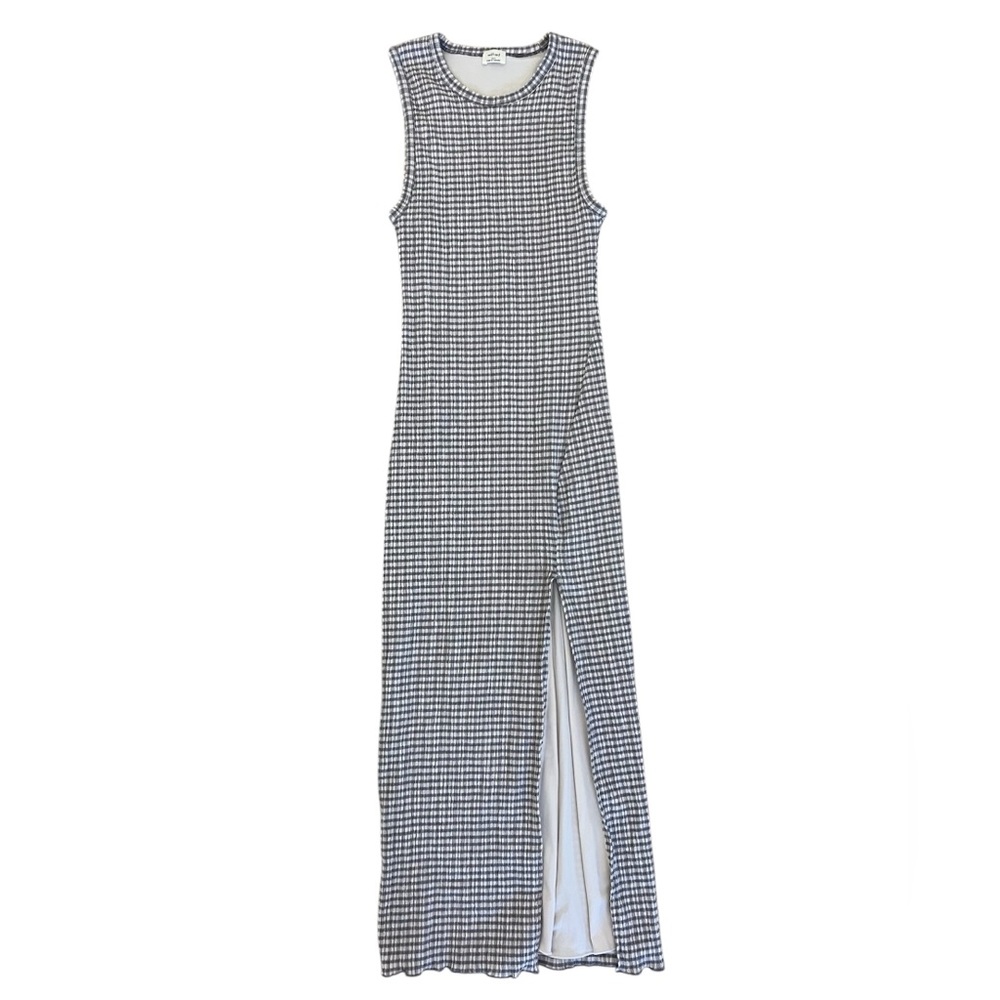 Wilfred Purple Verona Seersucker Midi Dress 💜